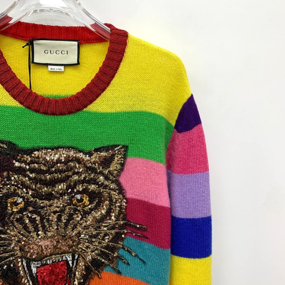 Gucci multicolor wool knit sweater - Picture 3 of 8